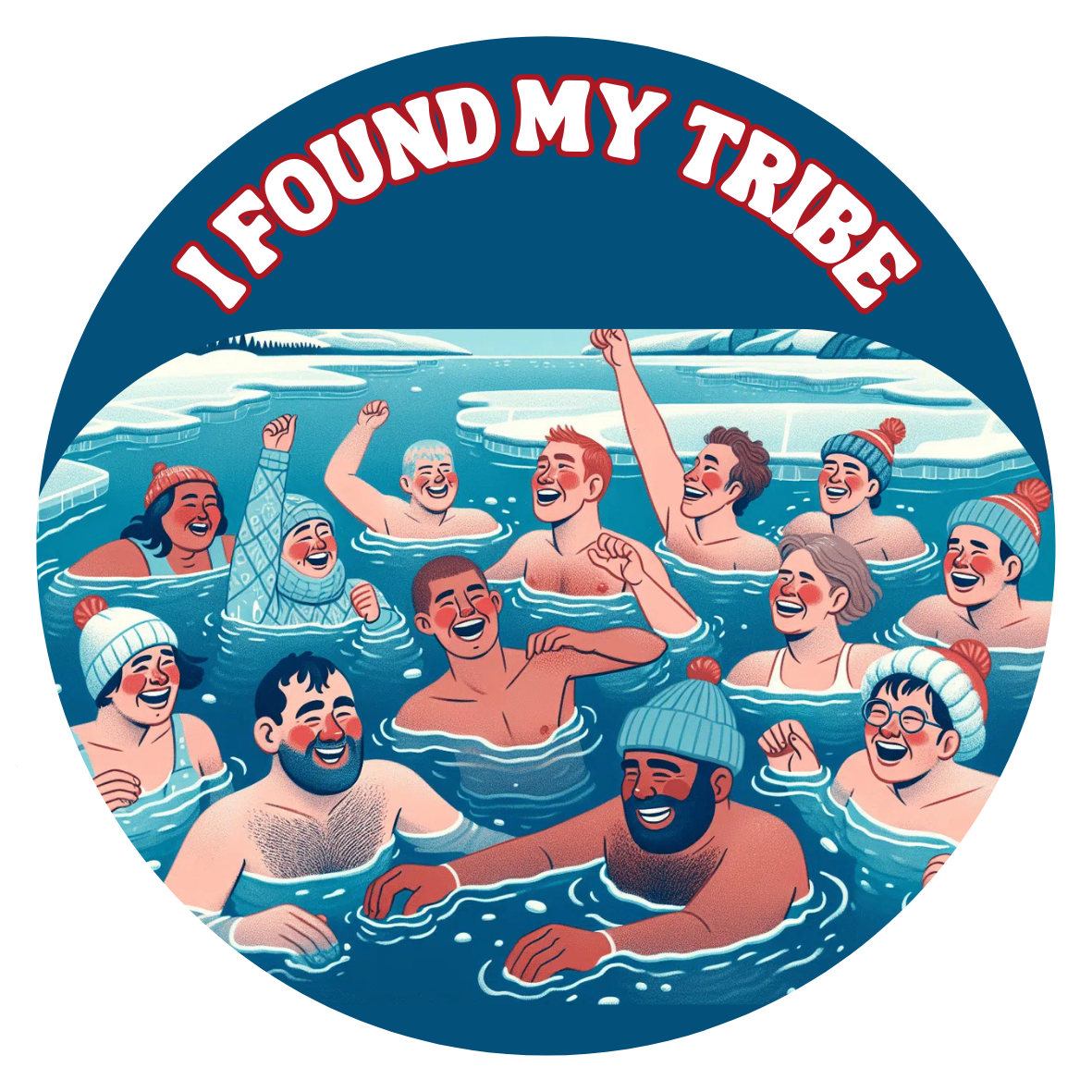 Car Window Sticker - I Found My Tribe