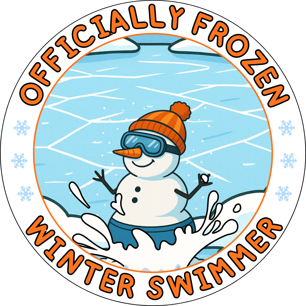 Officially Frozen Winter Swimming