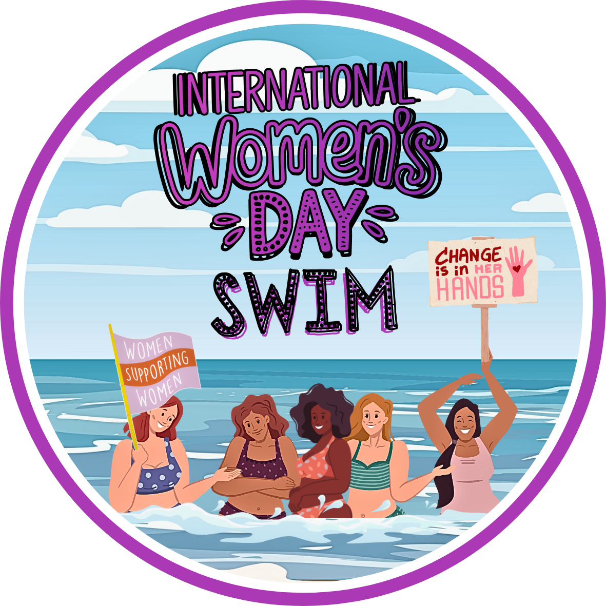 International Women's Day Challenge Sticker