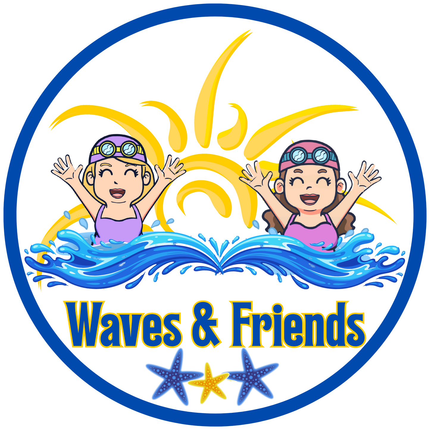 Car Sticker - Waves & Friends