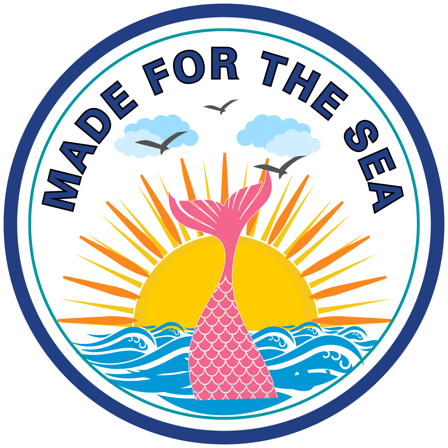 Car Sticker - Made for the Sea