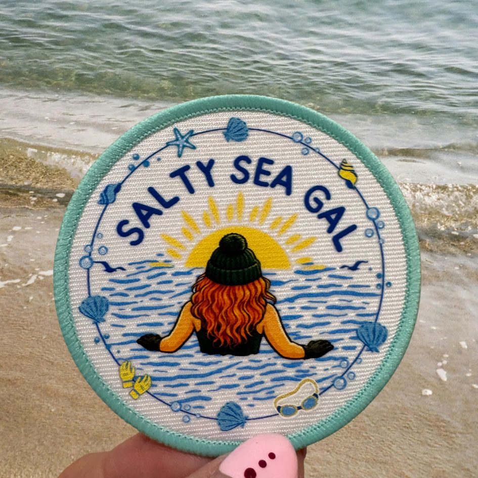 Salty Sea Gal - Sew On Patch