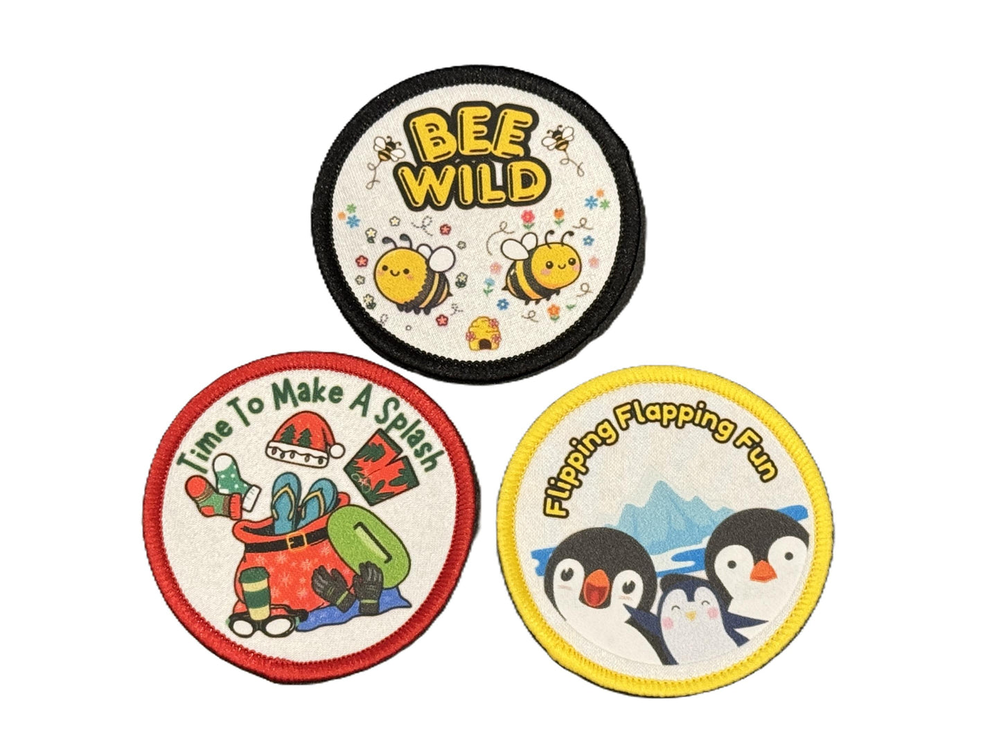 Winter Patch Bundle - Bee Wild, Time to Splash, Flapping Fun