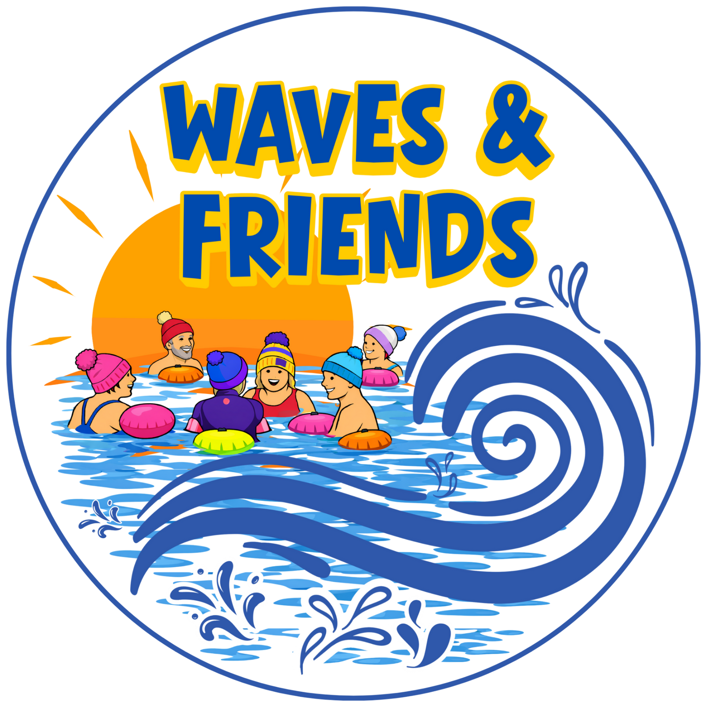 Car Sticker - Waves & Friends