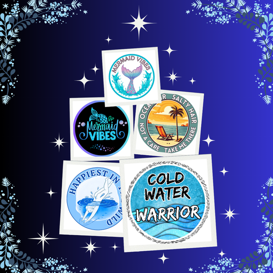 Christmas Sticker Bundle Blue