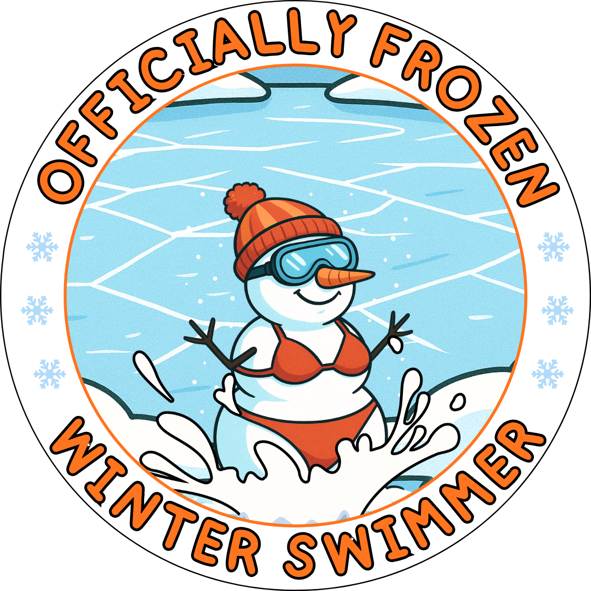 Officially Frozen Winter Swimming
