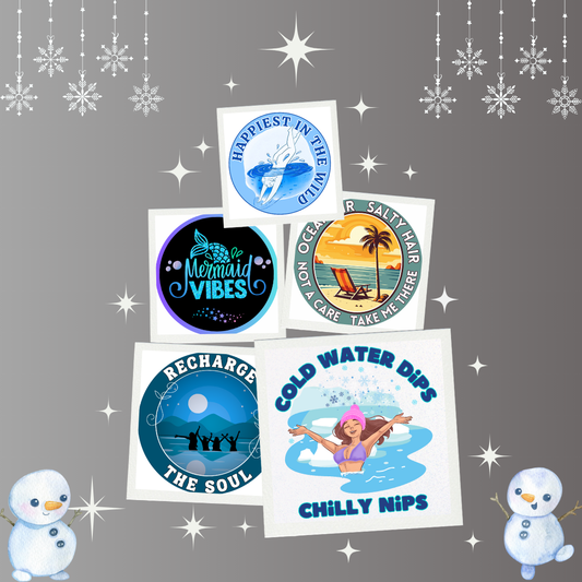 Christmas Sticker Bundle Silver
