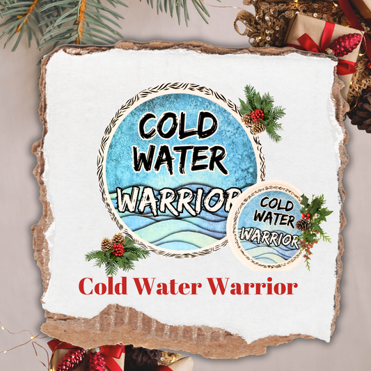 Cold Water Warrior Patch & Bumper Sticker Bundle