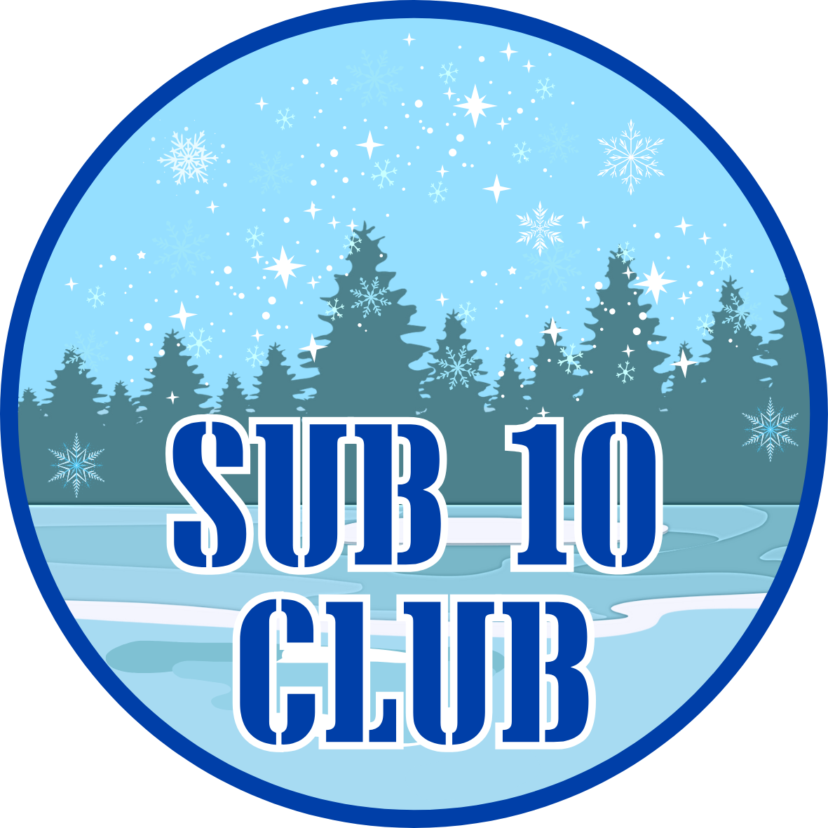 Car Window Sticker - Sub 10 Club