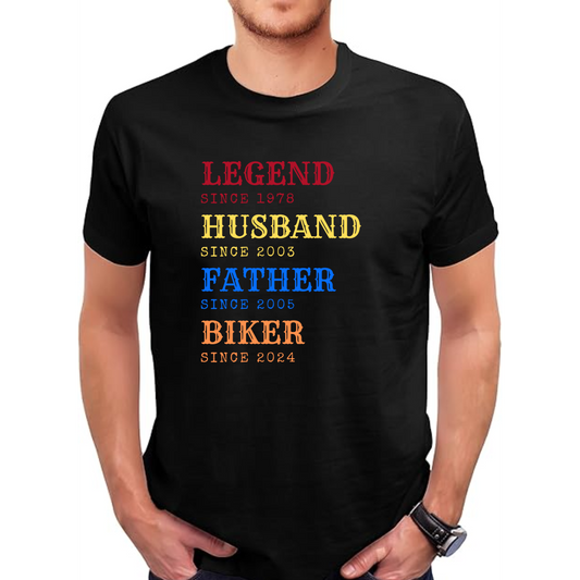 Father's Day T-Shirt - Black and Colour