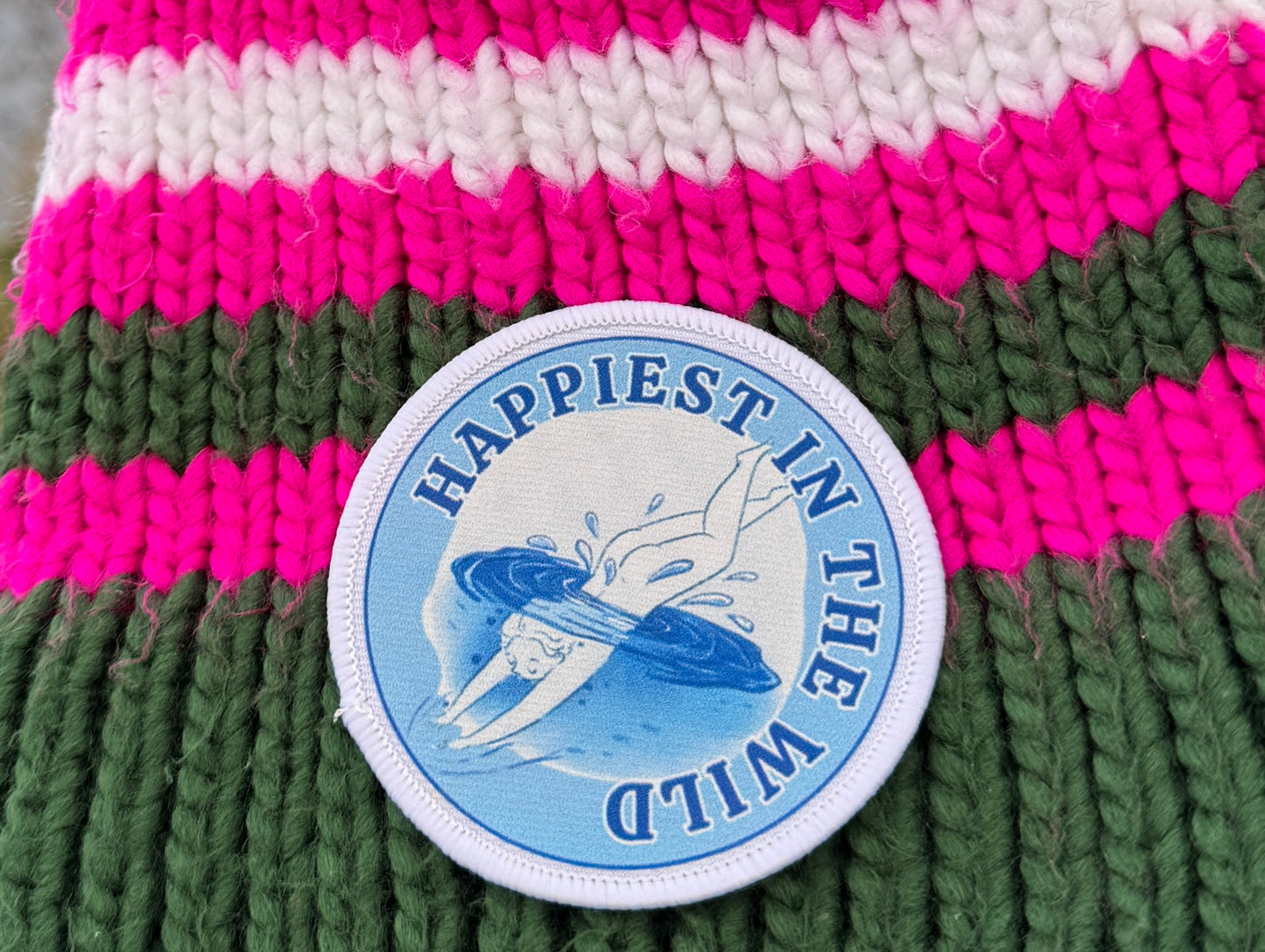 Happiest In The Wild Sew On Patch