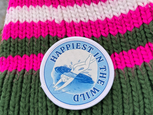Happiest In The Wild Sew On Patch