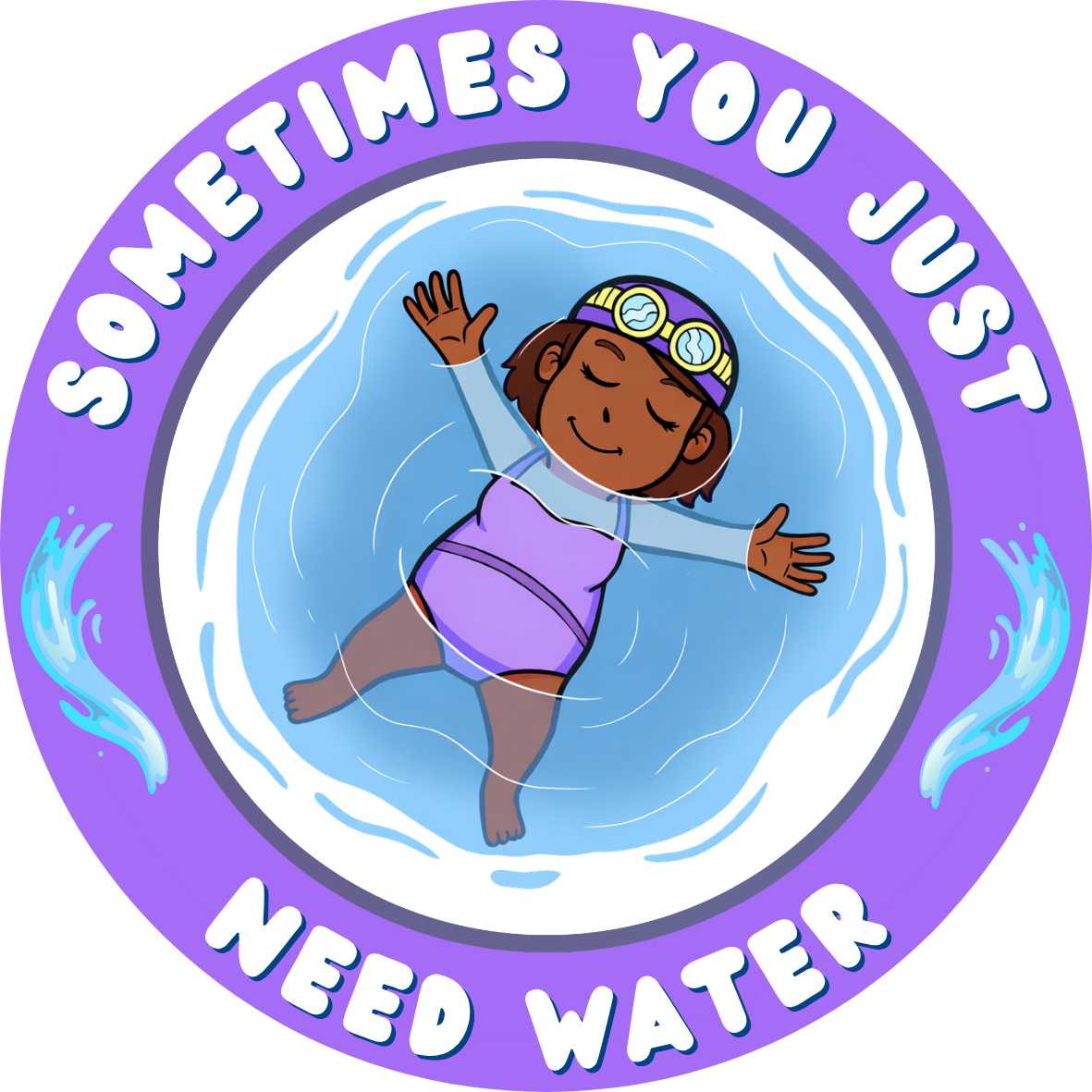 Sometimes You Just Need Water Sew On Patch
