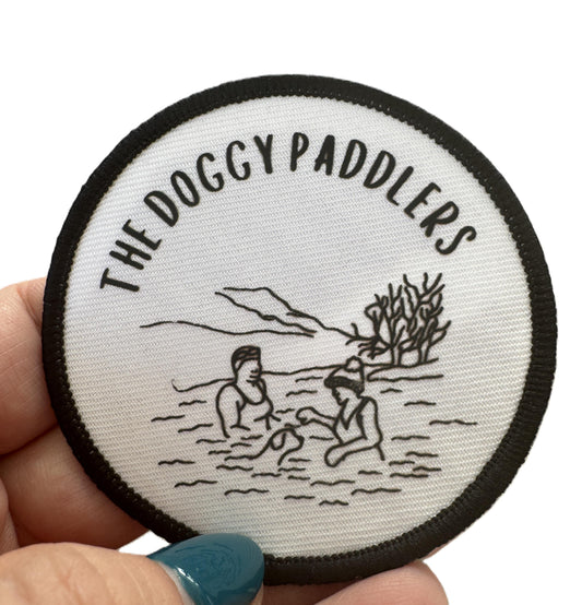 The Doggy Paddlers Sew On Patch