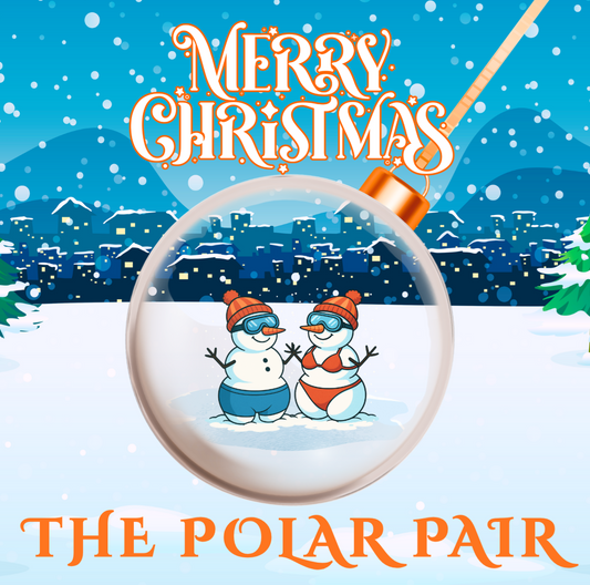 Christmas Gift Patch & Card - The Polar Pair