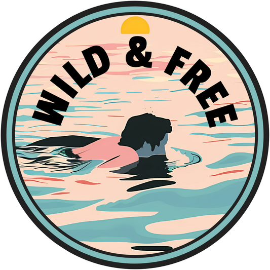 Car Window Sticker - Wild & Free