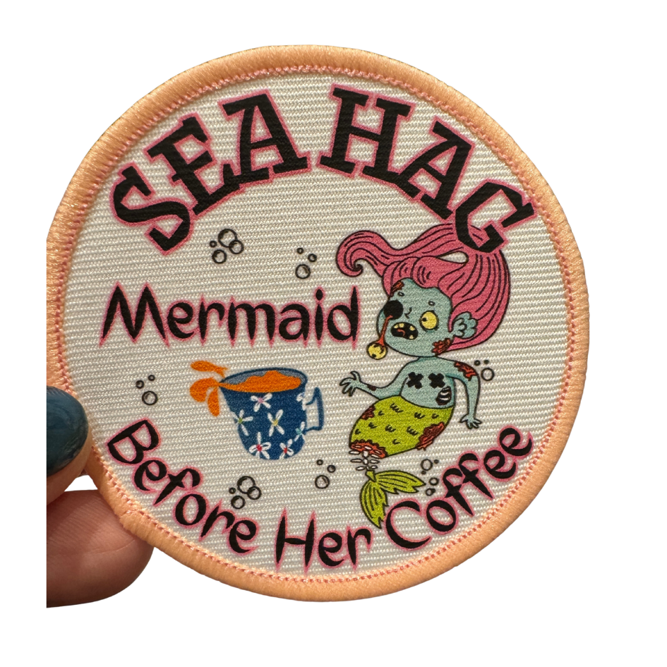 Sea Hag Mermaid Sew On Patch